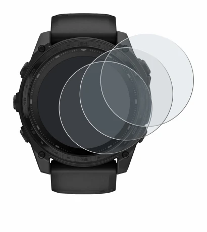 Image of the device Garmin Tactix 8 Solar (51 mm) with a wide variety of screen protectors.