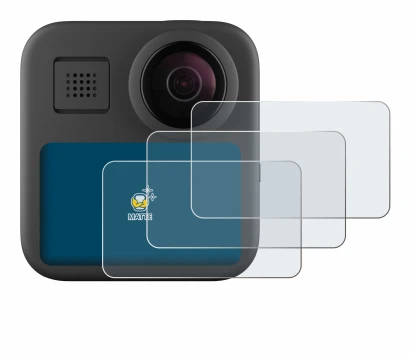 Image of the device GoPro Max (2025) with a wide variety of screen protectors.