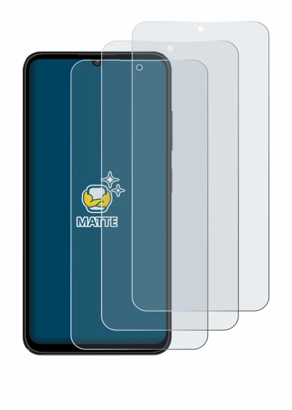 Image of the device ZTE Blade A55 with a wide variety of screen protectors.