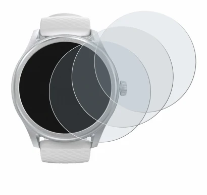 Image of the device Hama Smartwatch 5010 with a wide variety of screen protectors.