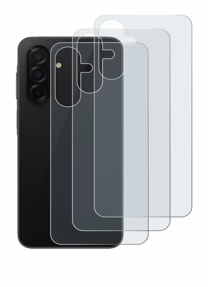 Image of the device Samsung Galaxy A26 5G (Back) with a wide variety of screen protectors.