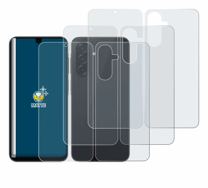 Image of the device Samsung Galaxy A26 5G (Front+Back) with a wide variety of screen protectors.
