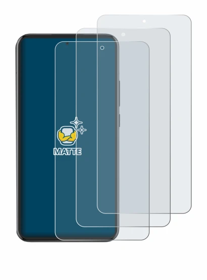 Image of the device Oppo Reno 13 Pro with a wide variety of screen protectors.