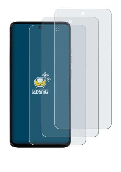 Image of the device Motorola Moto G56 with a wide variety of screen protectors.