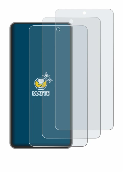 Image of the device realme GT 7T with a wide variety of screen protectors.