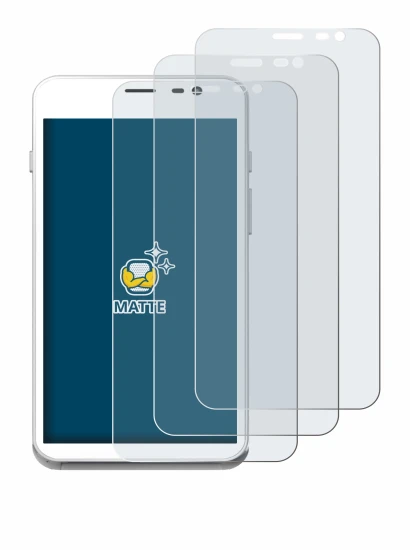 Image of the device Pax CCV Fly A77 with a wide variety of screen protectors.