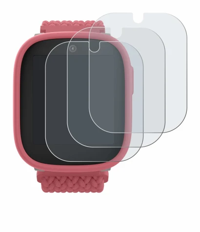 Image of the device Xplora X6 Play 2025 (2nd generation) with a wide variety of screen protectors.