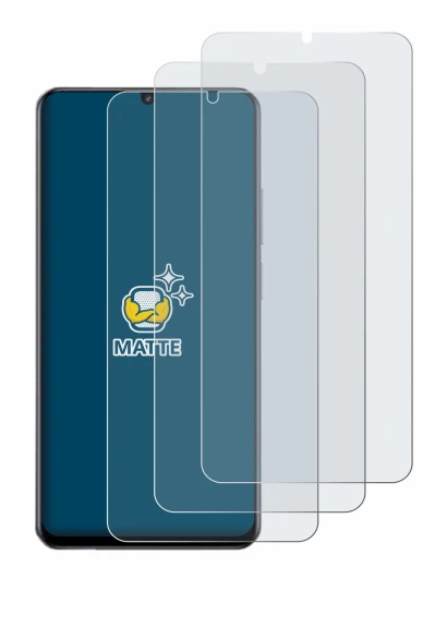 Image of the device realme Note 70T with a wide variety of screen protectors.