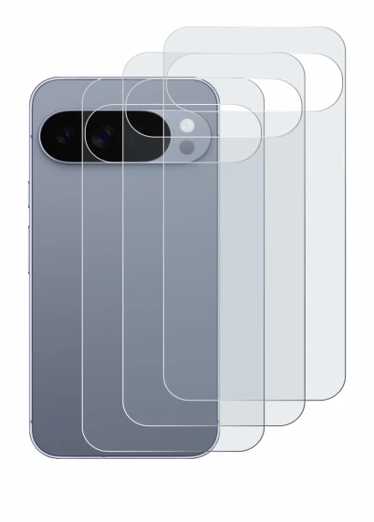 Image of the device Google Pixel 10 Pro XL (Back) with a wide variety of screen protectors.