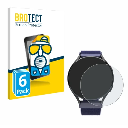 Front side of a product packaging with the brand logo BROTECT. Next to it is the device Patronus Notfalluhr (41.5 mm) shown wi