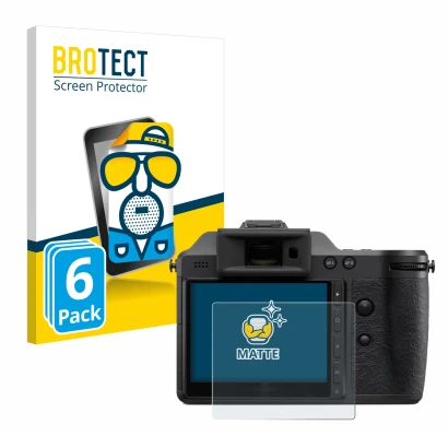 Front side of a product packaging with the brand logo BROTECT. Next to it is the device Hasselblad X2D II 100C shown with the 