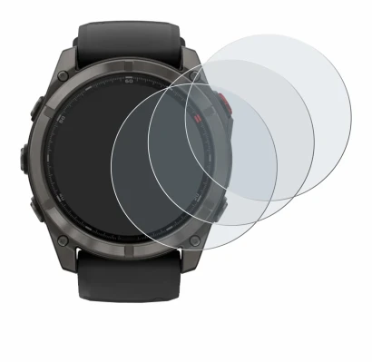 Image of the device Garmin Fenix 8 Pro AMOLED (51 mm) with a wide variety of screen protectors.