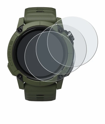 Image of the device Coros NOMAD with a wide variety of screen protectors.