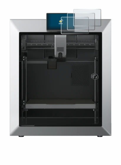 Image of the device Qidi Tech Q2 with a wide variety of screen protectors.