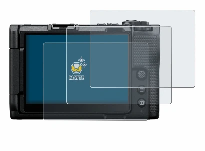Image of the device Nikon ZR with a wide variety of screen protectors.