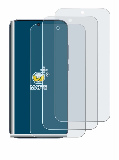 Image of the device realme GT 8 Pro with a wide variety of screen protectors.