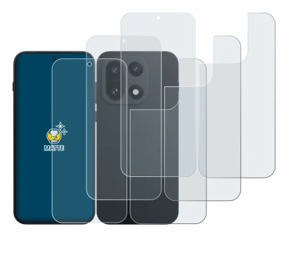 Image of the device OnePlus 15 (Front+Back) with a wide variety of screen protectors.