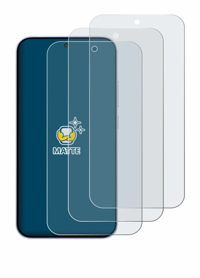 Image of the device Oppo Reno 15 with a wide variety of screen protectors.
