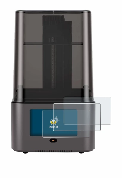 Image of the device Anycubic Photon Mono 4 Ultra with a wide variety of screen protectors.