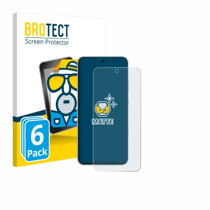 Front side of a product packaging with the brand logo BROTECT. Next to it is the device Honor Win RT shown with the correspond