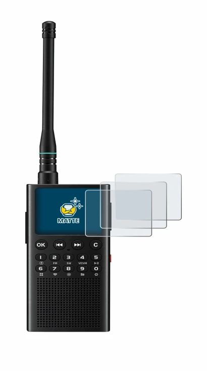 Image of the device Choyong WT2 with a wide variety of screen protectors.