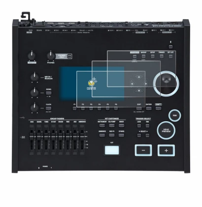 Image of the device Roland V71 with a wide variety of screen protectors.