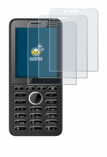 Image of the device Energizer E288S with a wide variety of screen protectors.
