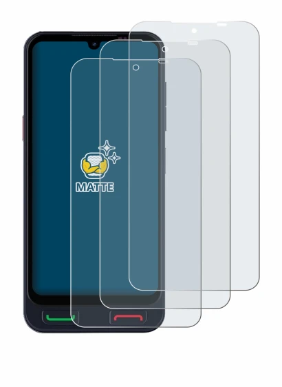 Image of the device SPC Zeus 2 Pro with a wide variety of screen protectors.