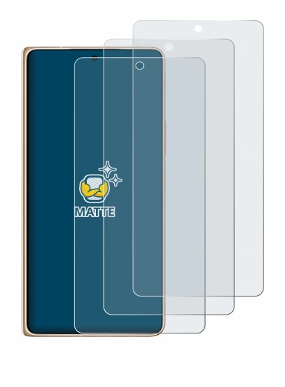 Image of the device Honor Magic V6 with a wide variety of screen protectors.