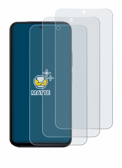 Image of the device Oppo A6x 4G with a wide variety of screen protectors.