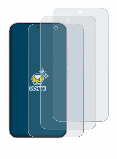 Image of the device Vivo X300 FE with a wide variety of screen protectors.