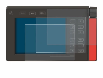 Image of the device Müller Elektronik SMART570 with a wide variety of screen protectors.
