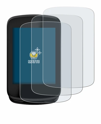 Image of the device Magene C606 V2 with a wide variety of screen protectors.
