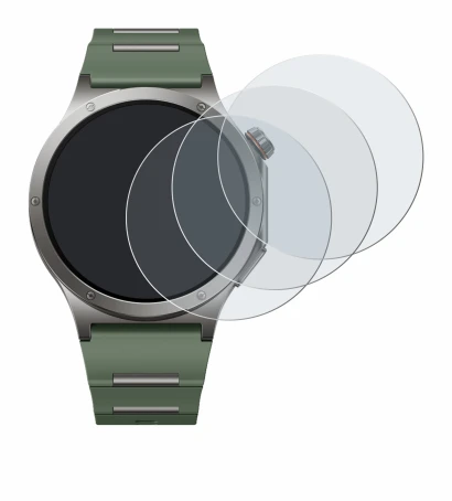 Image of the device OnePlus Watch 4 with a wide variety of screen protectors.