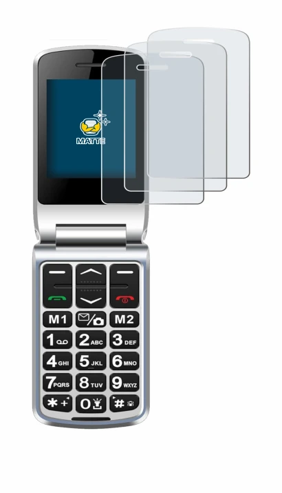 Image of the device Sweetlink F1PLUS with a wide variety of screen protectors.
