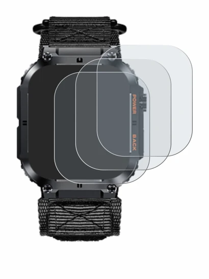 Image of the device Megalith K57PRO with a wide variety of screen protectors.