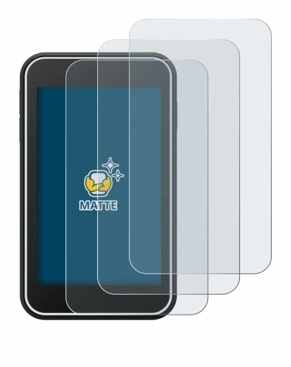 Image of the device Shot Scope H50 with a wide variety of screen protectors.