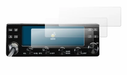 Image of the device Midland 8001 Pro with a wide variety of screen protectors.