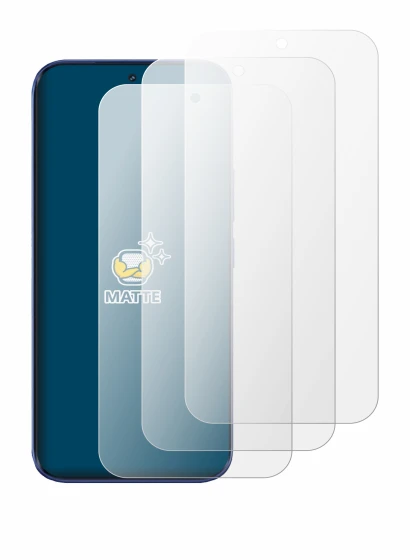 Image of the device Tecno Camon Slim with a wide variety of screen protectors.
