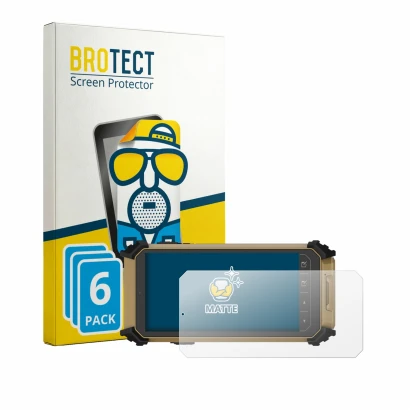Front side of a product packaging with the brand logo BROTECT. Next to it is the device DT Research DT361DM (Landscape) shown