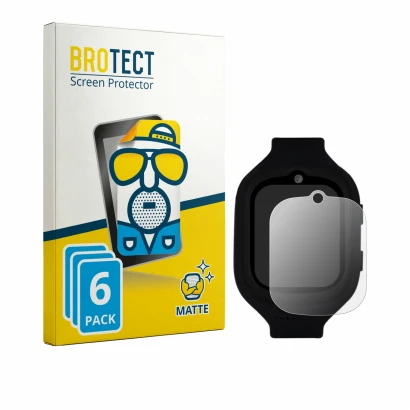 Front side of a product packaging with the brand logo BROTECT. Next to it is the device SoyMomo Space 4.0 shown with the corre