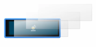 Image of the device Waveshare ESP32-S3 Touch LCD 3.49" with a wide variety of screen protectors.