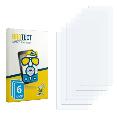 Front side of a product packaging with the brand logo BROTECT. Next to it is the corresponding screen protector.