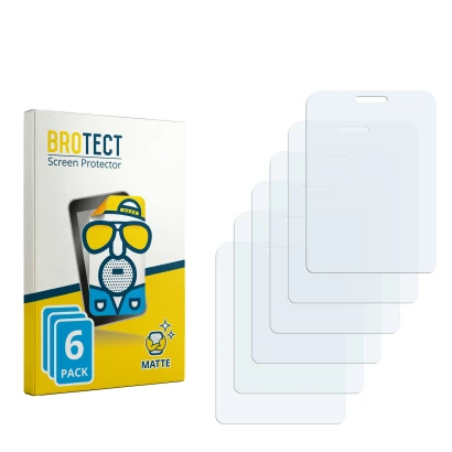Front side of a product packaging with the brand logo BROTECT. Next to it is the corresponding screen protector.