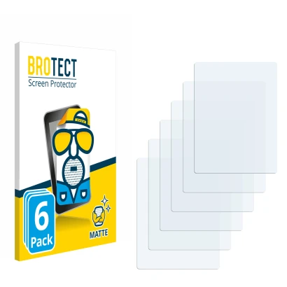Front side of a product packaging with the brand logo BROTECT. Next to it is the corresponding screen protector.