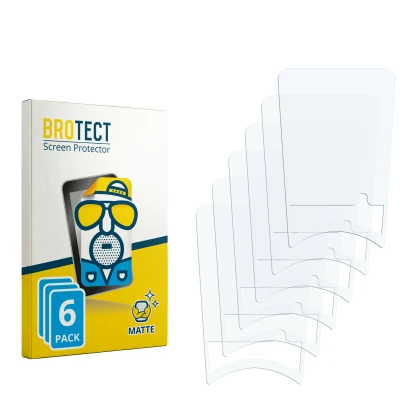 Front side of a product packaging with the brand logo BROTECT. Next to it is the corresponding screen protector.