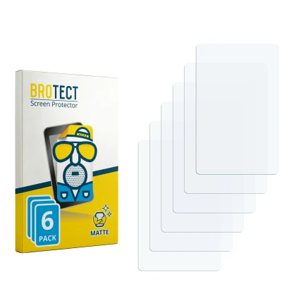 Front side of a product packaging with the brand logo BROTECT. Next to it is the corresponding screen protector.