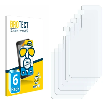 Front side of a product packaging with the brand logo BROTECT. Next to it is the corresponding screen protector.