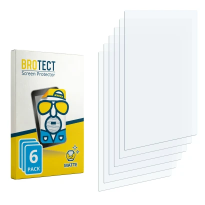 Front side of a product packaging with the brand logo BROTECT. Next to it is the corresponding screen protector.
