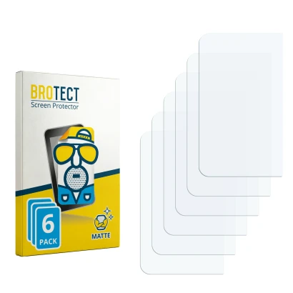 Front side of a product packaging with the brand logo BROTECT. Next to it is the corresponding screen protector.